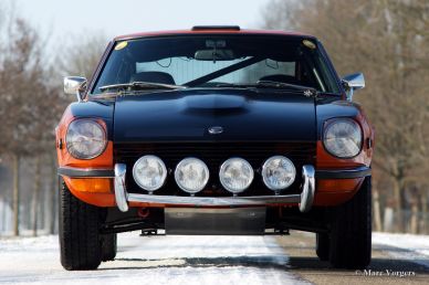 Datsun 240 Z rally preparation