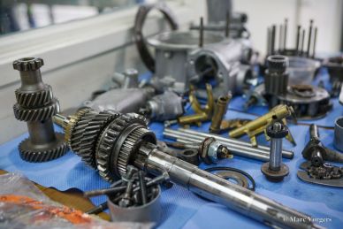 Austin Healey 100/M BN1, 1954 Mille Miglia preparation