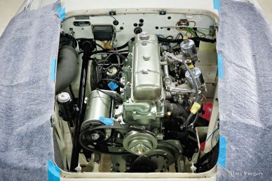 Austin Healey 100/M BN1, 1954 Mille Miglia preparation