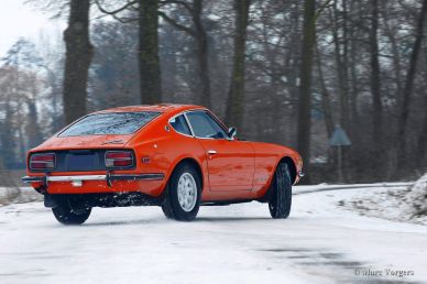 Datsun 240 Z rally preparation