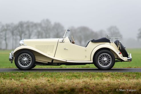 MG TD 'blower', 1953