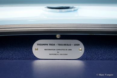 Triumph TR 3a, 1959